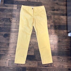 Cabi yellow chino pants